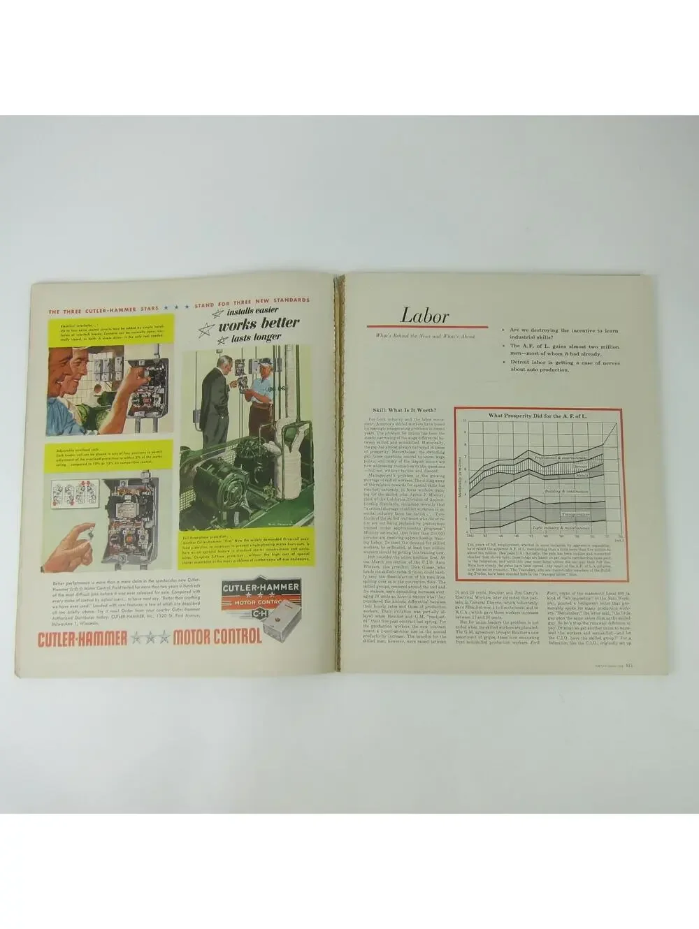 Vintage FORTUNE Magazine October 1953 Cadillac Chevrolet General Motors Seagrams